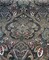 1 Yard Dark Multi Chenille Damask Upholstery Fabric 58″ Wide 100% Polyester